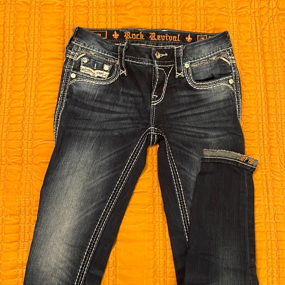 Rock Revival Mid Rise Skinny